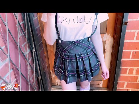 ❤️ Schoolgirl Sucks her dick deeply and fucks instead of classes. ❤️❌ Porno at us ️❤